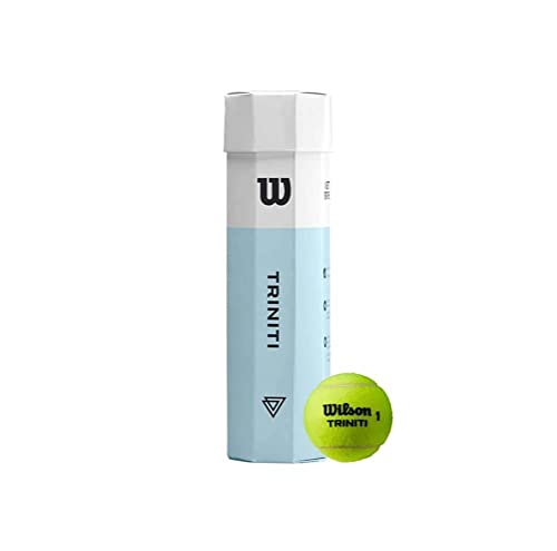 Wilson Unisex K-rey-wrt125200 Wilson Tennis Balls Triniti Set of 3 Balls 100 Recyclable Case WRT125200, Blue, 3-Ball UK