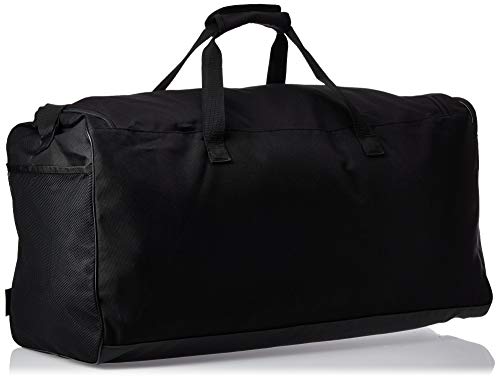 adidas Lin Duffle L Gym Bag - Black/Black/White, NS