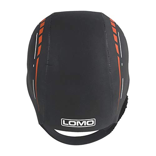 Lomo Smoothskin Neoprene Swimming Cap - Black (Small)