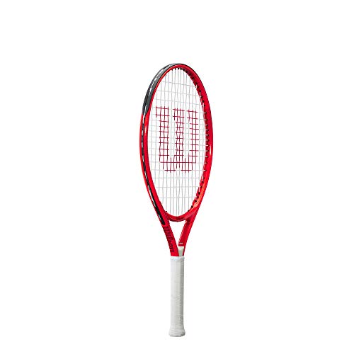 Wilson Roger Federer 23 tennis racket, For children aged 7 - 8, AirLite alloy, Red, WR054210H