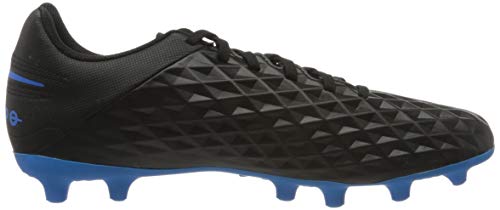 Nike Men's Legend 8 Club Firm-ground/Multi-ground Footbal Shoes, Black Black Blue Heron 004, 9 UK