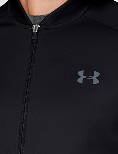 Under Armour Men Mk1 Warmup Bomber Warm-Up Top - Black//Pitch Gray (001), Large