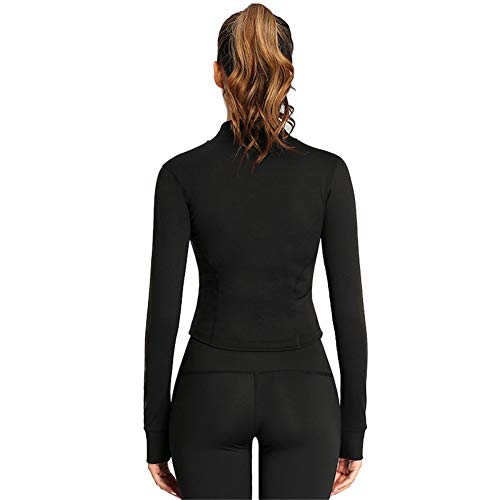 SotRong Gym Tops for Women Zip Up Running Jacket Long Sleeve