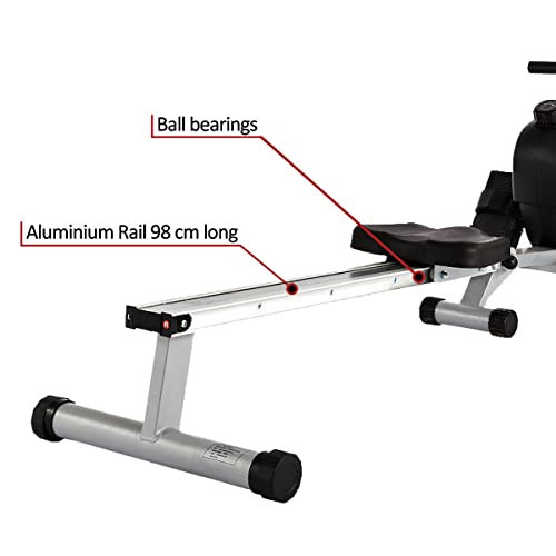 Marcy RM413 Henley Foldable Magnetic Rowing Machine with 8 magnetic resistances