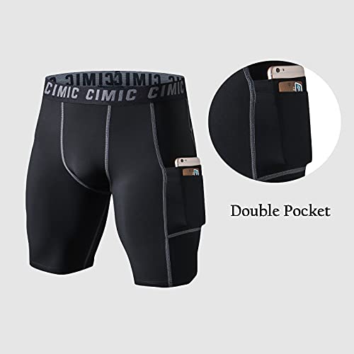 Mens spandex shorts with on sale pockets