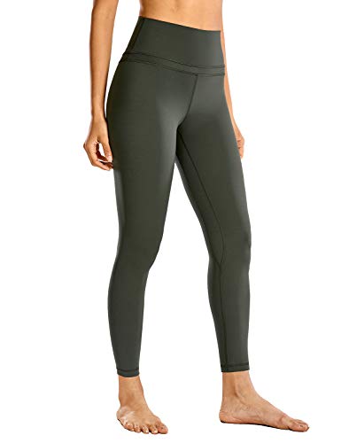 CRZ YOGA Women's Naked Feeling High Waisted Yoga Pants with Side Pockets Workout  Leggings - 25 Inches 
