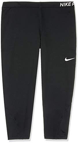 Nike Women Capri Plus Tights - Black/Black/(White), 2X