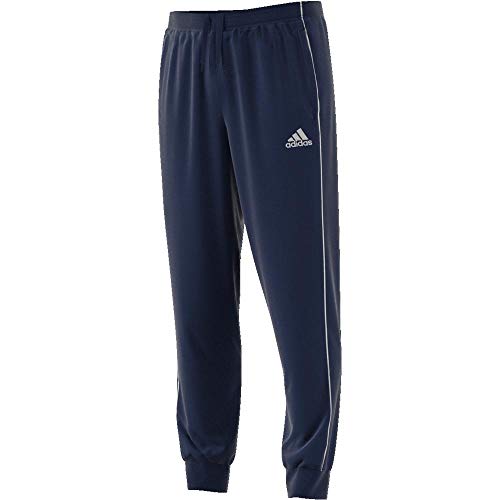 adidas Men Core 18 Sweat Trousers - Dark Blue/White, Medium