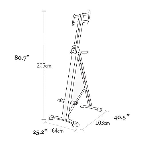 Vertical Climber Exercise Machine,Folding Vertical Climber Stepper Cardio Workout Fitness Gym for home Gym