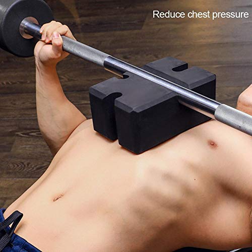 Bench Press Blocks Boards, Adjustable Bench Rest Foam Shooters Block, Anti-Slip Deep Squat Fitness Trainer