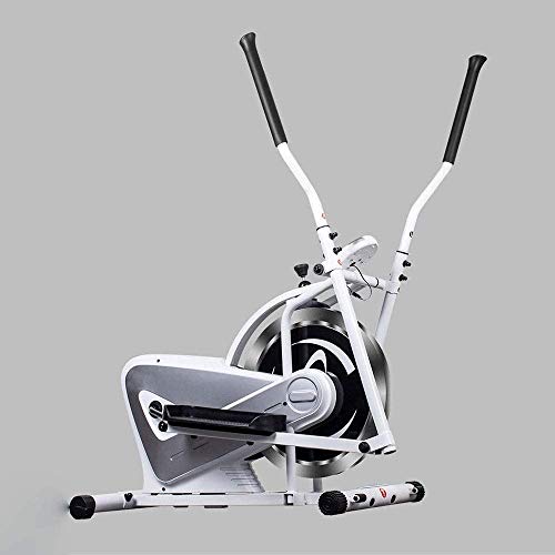 MGIZLJJ Stepper Dual-Action Air Elliptical Cross-Trainer Elliptical Trainer Exercise Machine Heavy Duty Cross Crank Driven And Monitor For Home Fitness Cardio Training Workout