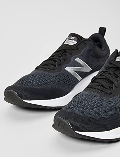 New Balance Men's Fresh Foam Arishi V3 Running Shoes, Black Black White, 9 UK