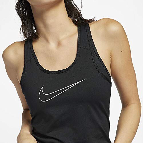 Nike Women Victory Tank - Black/White, Large