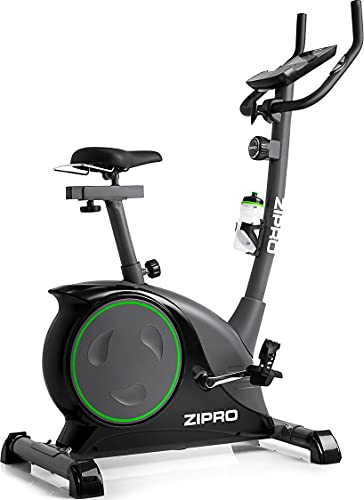 Zipro Nitro Adult Magnetic Fitness Bike Exercise Bike up to 150 kg, Black, One Size,standard size