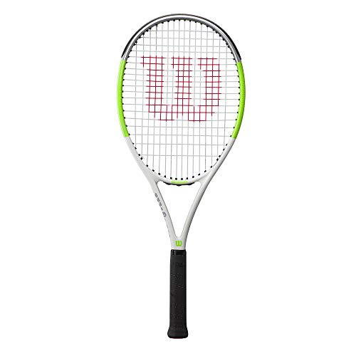 Wilson Blade Feel Team 103 tennis racket, For youth and recreational players, Aluminium/fibreglass, Green/Grey/White, WR054810U4