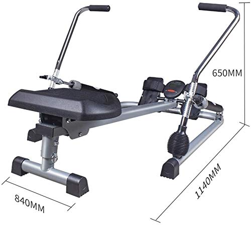 AMZOPDGS Rowing Machines, Rowing Machine,Household Silent Hydraulic Rowing Device,with LCD Monitor,Simulation Rowing Cushion,for Home Gym Training
