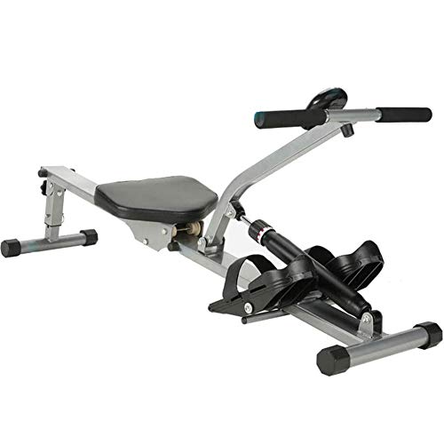 AMZOPDGS Rowing Machine Adjustable Home Rowing Machine, Male and Female Weight Loss Muscle Training Water Rowing Machine, Foldable Steel Aerobic Exercise Fitness Equipment