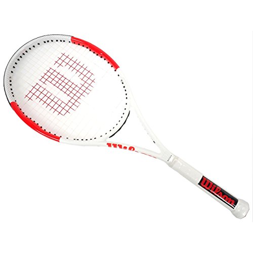 Wilson Tennis Racket, Six.One Lite 102, Unisex, Intermediate Players, Grip Size L0, Red/Grey, WRT73660U0