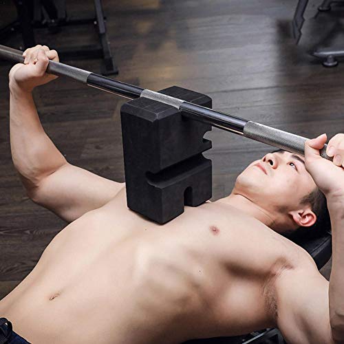 Bench Press Blocks Boards, Adjustable Bench Rest Foam Shooters Block, Anti-Slip Deep Squat Fitness Trainer