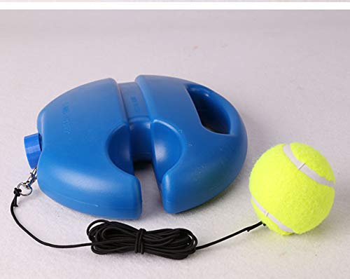 Gearific Tennis Trainer Tennis Training Equipment Tool Self Exercise Tennis Ball with Rope Self-Study Tennis Rebound Player with Trainer Baseboard with 3 Training Ball