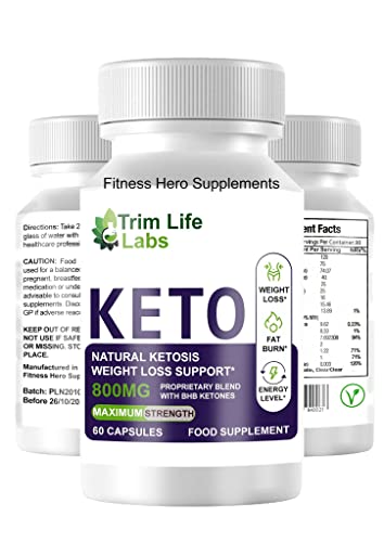 Trim Life Labs Keto Advanced Weight Loss Support 1 Month Supply