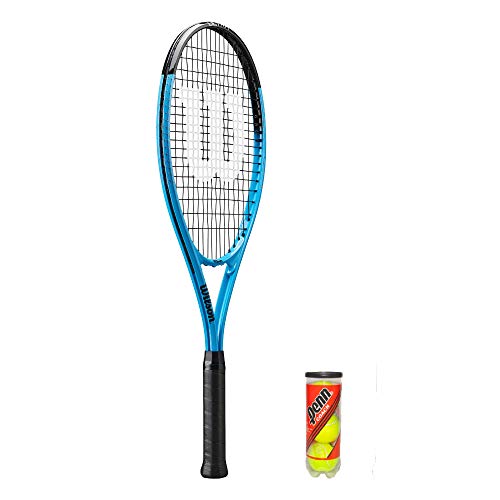 Wilson Ultra Power XL 112 Tennis Racket inc Performance Cover & 3 Tennis Balls