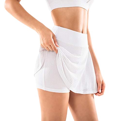 Augneveres Womens Sport Tennis Skirts Yoga Running Skort Ladies Golf Skirt Y2k Dress Athletic Skirts for Women cool