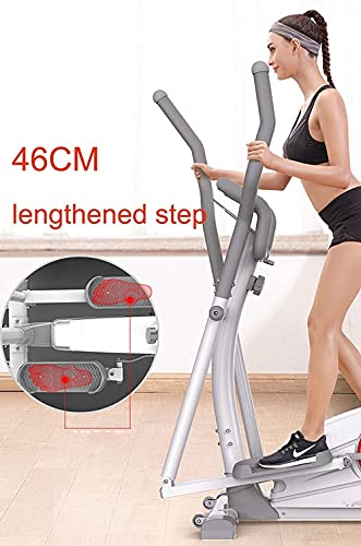 Samnuerly Elliptical machine Magnetic Control Fitness Elliptical Cross Trainer 3 in 1 Elliptical Machine Exercise Bikes Space Walker Machine with Seat Gym Equipment