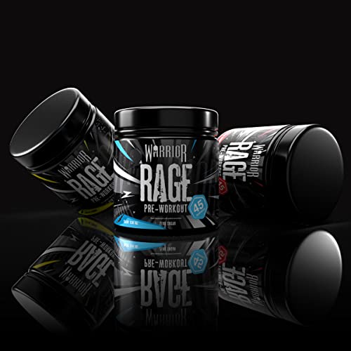 Warrior Rage Pre Workout Powder 392g - High Caffeine Energy & Focus - 45 Servings - Krazy Cola | Warrior Supplements