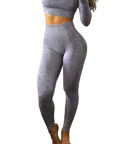 FRODOTGV Gray Plain Yoga Leggings for Women High Waist Tummy Control  Fitness Compression Yoga Pants Women X-Small, Gray Plain, X-Small :  : Clothing, Shoes & Accessories