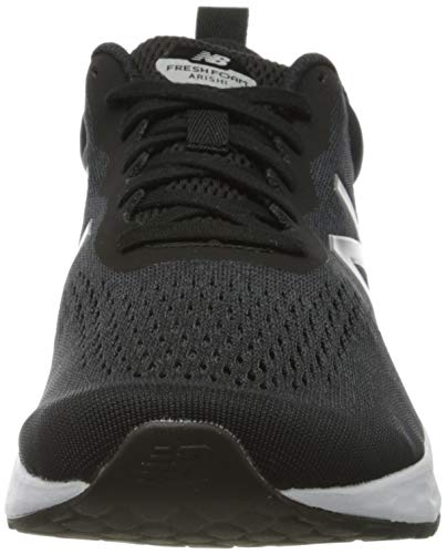 New Balance Men's Fresh Foam Arishi V3 Running Shoes, Black Black White, 9 UK