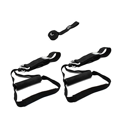 Fitness Health Bodyweight Training Straps With Door Anchor - Suspension Fitness Trainer Set For Home - Great For Strengthening Upper Body - Ideal For Both Indoor And Outdoor