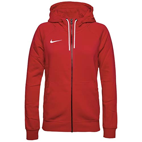 Nike Women's Team Club 20 Full Zip Hoodie Women's Hooded Jacket, womens, Hooded jacket, CW6955-657, university red/white, S