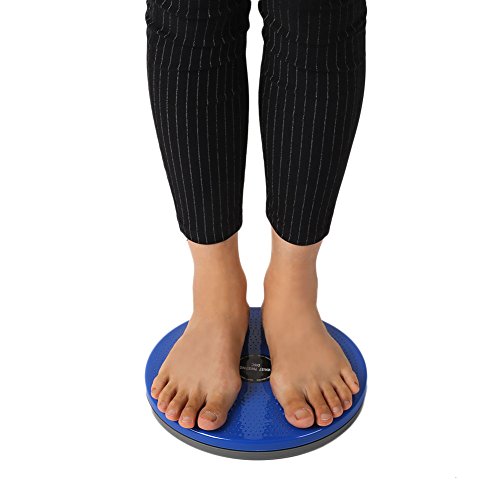 Forfar 1Pc Twist Waist Ankle Body Aerobic Exercise Balance Rotating Board Twisting Waist Disc Figure Twister