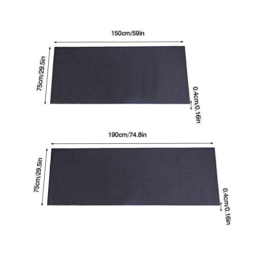 EEOO Treadmill Mat Floor Protector, Exercise Equipment Mat, Shock Resistant Exercise Bike/trainer Floor Protector Mat, Multifunctional Wear-resistant Treadmill Mat - 150cm