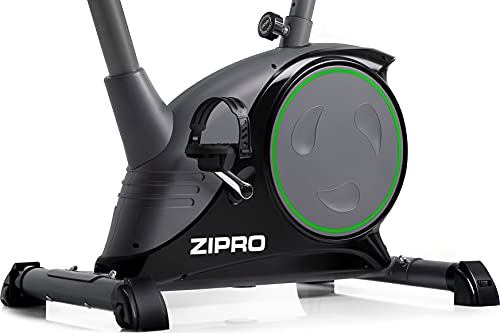 Zipro Nitro Adult Magnetic Fitness Bike Exercise Bike up to 150 kg, Black, One Size,standard size