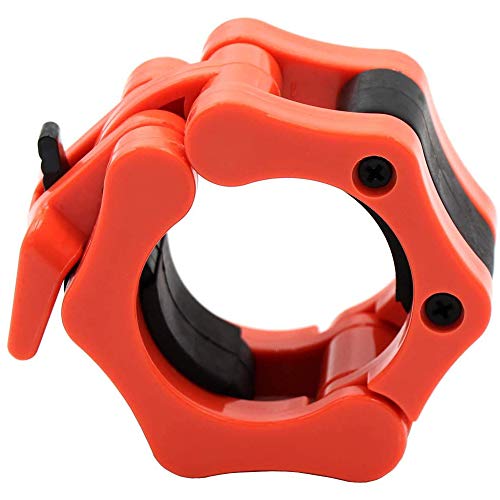 NatureAqua Weightlifting Olympic Barbell Clamps Collar - Quick Release Pair of Locking 2