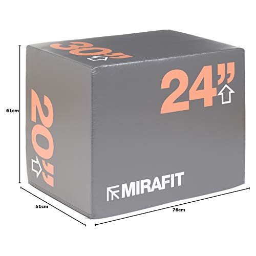 Mirafit 3 In 1 Soft Plyo Jump Box - 30