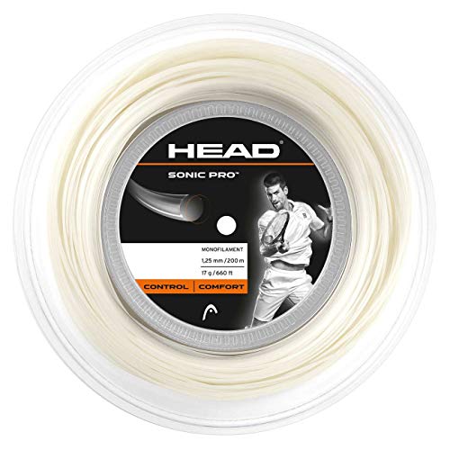HEAD Unisex's Sonic Pro Reel Racquet String-Multi-Colour/White, Size 16