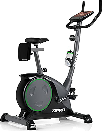 Zipro Nitro Adult Magnetic Fitness Bike Exercise Bike up to 150 kg, Black, One Size,standard size