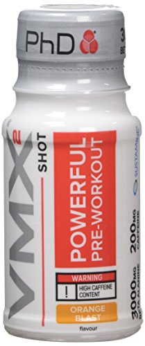 PhD VMX2 Pre-Workout Shot-Orange Blast, 12 x 60 ml