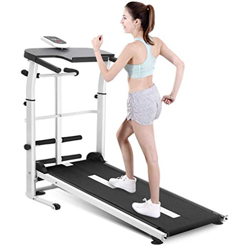 3 in1 Multifunctional Folding Incline Treadmill, Manual Running Belt Jogging Walking Machine with LED Display for Home Gym Cardio Fitness Equipment From Overall To Partial Exercise【UK in Stock】