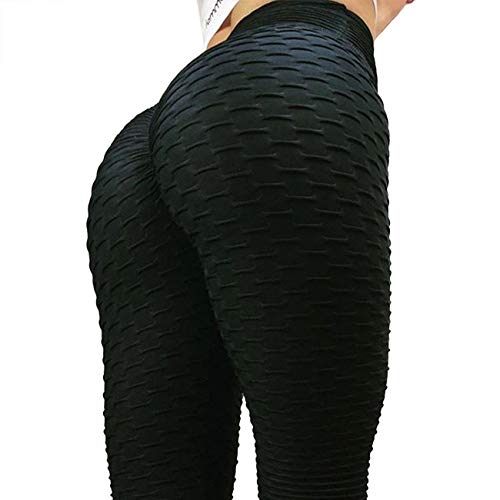 YOFIT Women's Ruched Scrunch Butt Yoga Pants Jeggings High-Rise Push Up  Leggings with Side Pockets Black S : : Clothing & Accessories