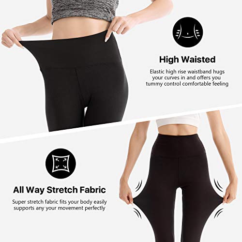 Yoga Pants For Women Plus Size Pockets Leggings With Pockets Non See  Through Workout High Waisted Running Womens Leggings Tummy Control 