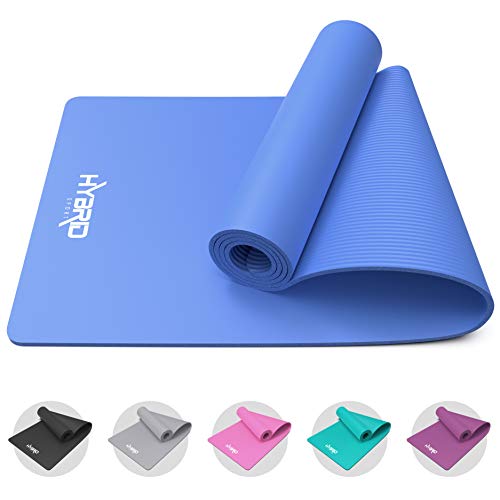 Non Slip Yoga Mat Eco Friendly TPE Exercise Mat Premium Print 1/4 Inch  Thick High Density Lightweight Pilates Mat with Carrying Strap for Floor