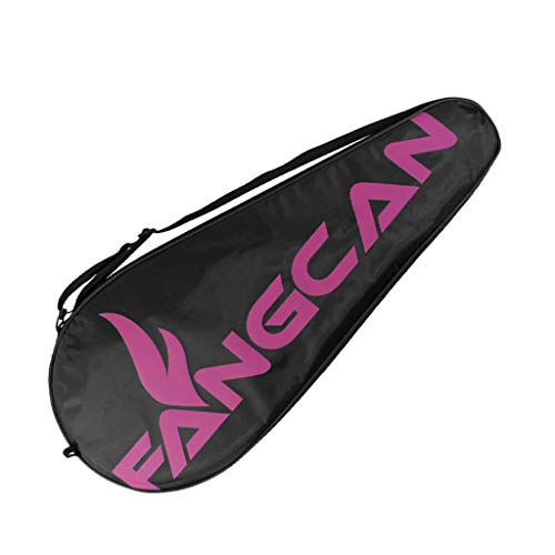 CUTICATE Waterproof Tennis Racket Bag Cover Carrying Bag Shoulder Carrier Pack Holder - Pink