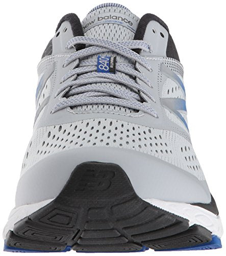 New Balance Men's 840 V4 Running Shoe, Silver Mink/Team Blue, 9.5 UK