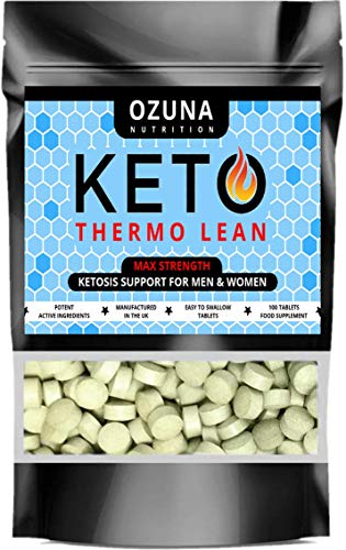 Keto Thermo Lean Diet Pills with Matcha Advanced Fat Burners Weight Loss Pure Ketosis | 100 Tablets