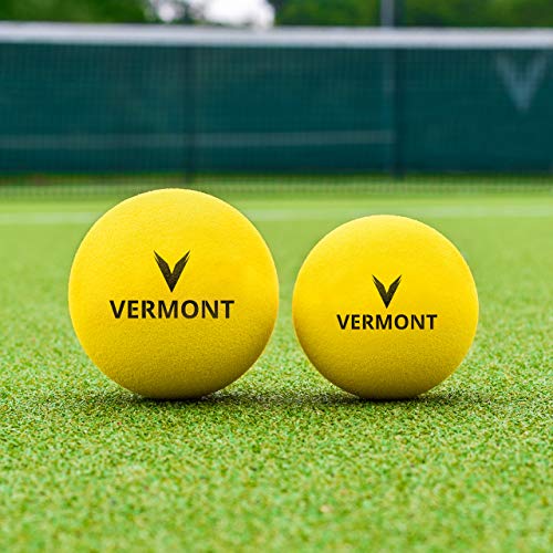 Vermont Cut Foam Mini Red Tennis Balls [Stage 3] | IT Approved – All Surface Compatibility (80mm - Pack of 3)