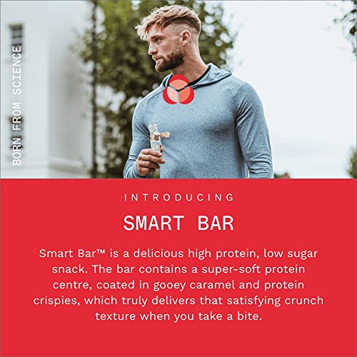 PhD Nutrition | Smart Bar | High Protein, Low-Sugar, Indulgent Chocolate-Coated Protein Bars | 20 g Protein, 238 Calories | Variety Box, 12 Bars